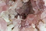 Sparkly, Pink Amethyst Geode Half - Argentina #170162-1